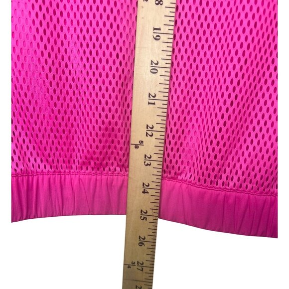 Adidas Tech Track Top Pink Primeblue Womens Medium Full-Zip Lightweight Jacket - Picture 6 of 16